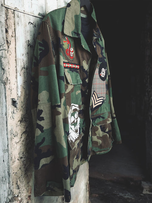 "DISTURBED" - Camo Jacket