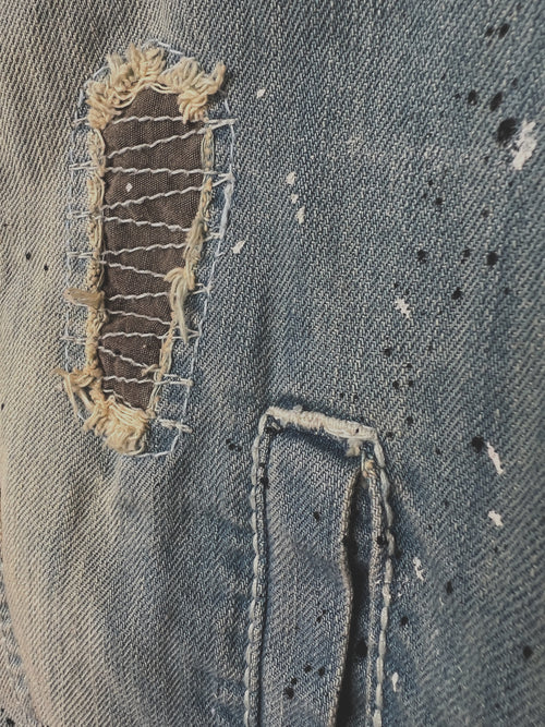 "REBEL RIDER" Denim Jacket