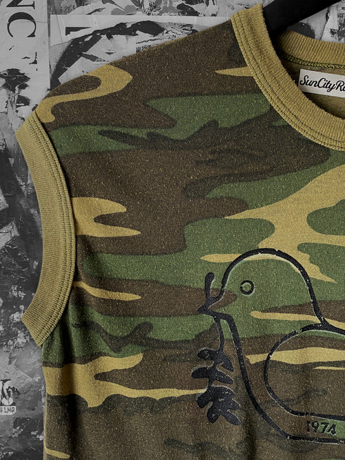 Camo "Peace 1974" - Sleeveless Tee