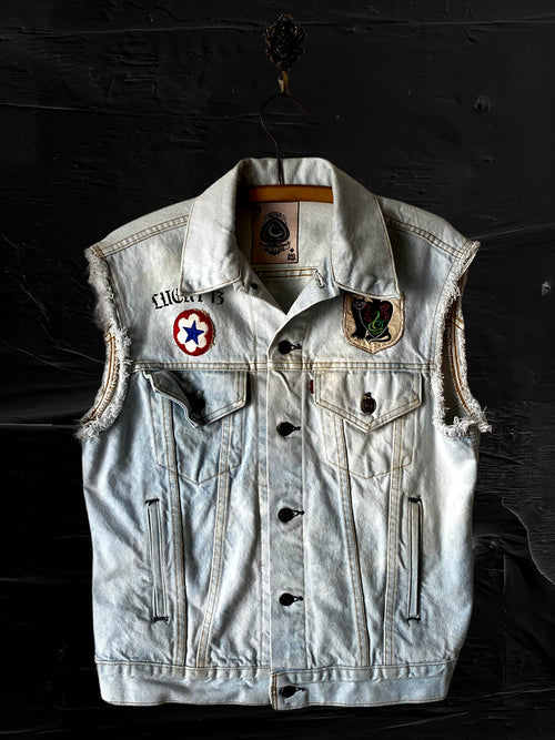 "Lucky 13" - Denim Vest
