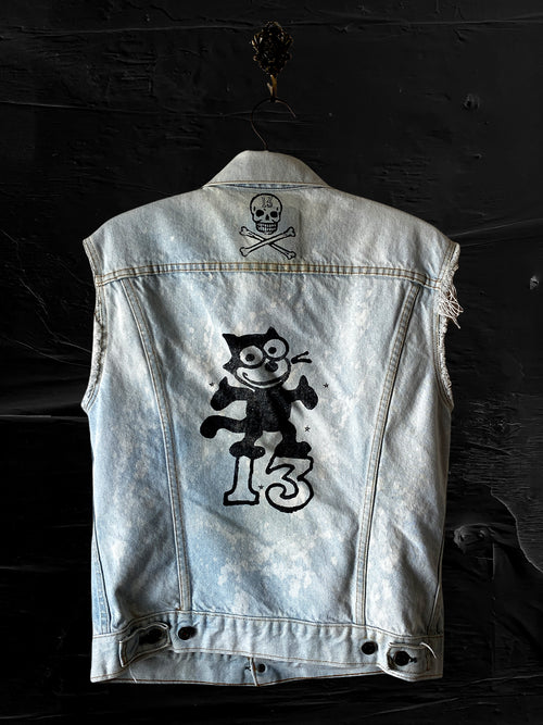 "Lucky 13" - Denim Vest