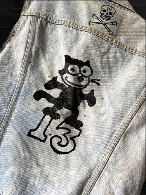 "Lucky 13" - Denim Vest