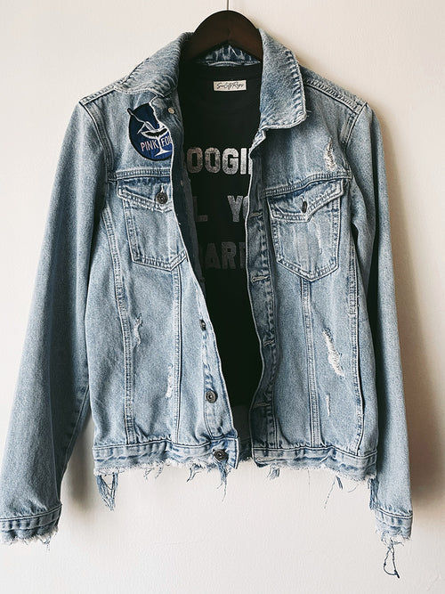 "Eye Of The Tiger" - Denim Jacket