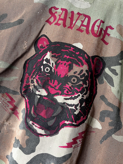 "Savage" Sleeveless Camo