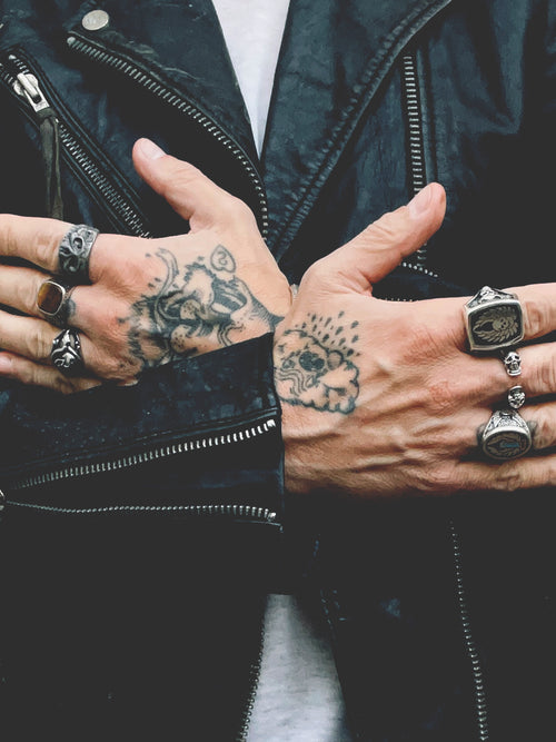 Half Skull Ring
