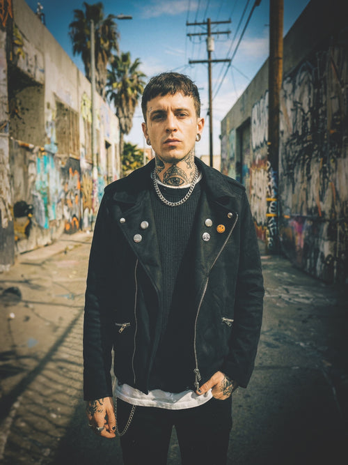 Moto Jacket - Vegan Suede